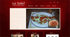 Desktop Screenshot of lesoleilhaitianrestaurant.com